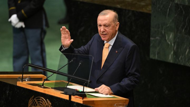 Filistinin BM Daimi Temsilciliği, Cumhurbaşkanı Erdoğan'ın BM 81. Genel Kurulu'ndaki konuşmasını paylaştı