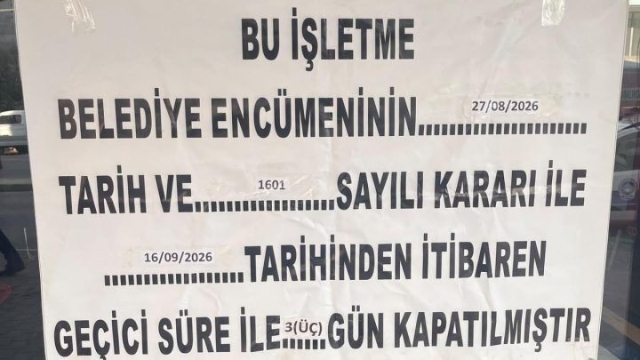 Tarihi geçmiş ürün satan market mühürlendi