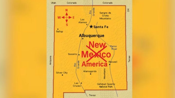 New Mexico Valisi'nden, Trump'ın eyaletin adını New America olarak paylaşmasına tepki