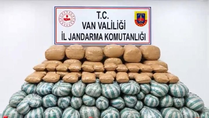 Van'da 517 kilogram uyuşturucu ele geçirildi